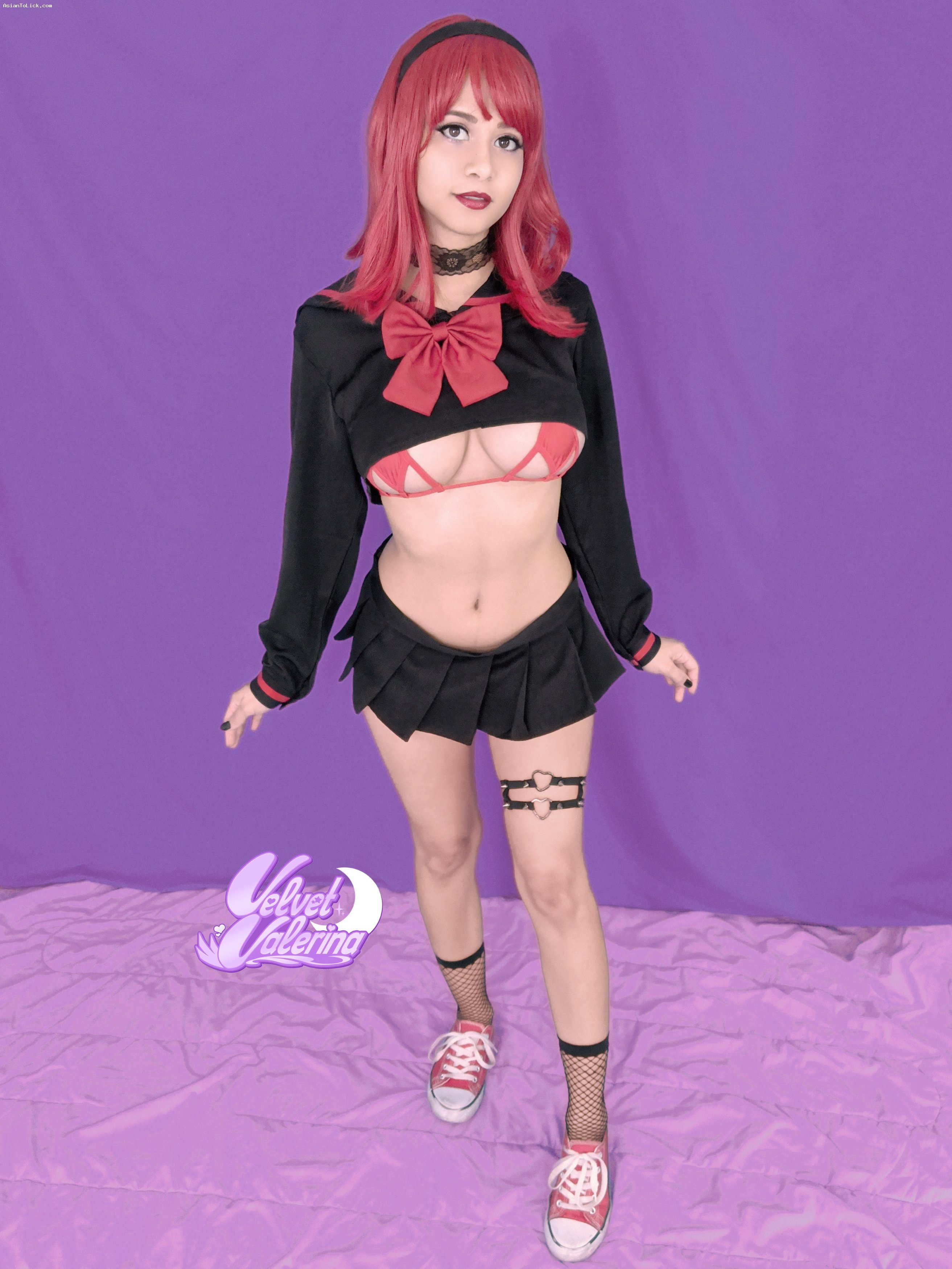 图库-Velvet Valerina - Black Seifuku